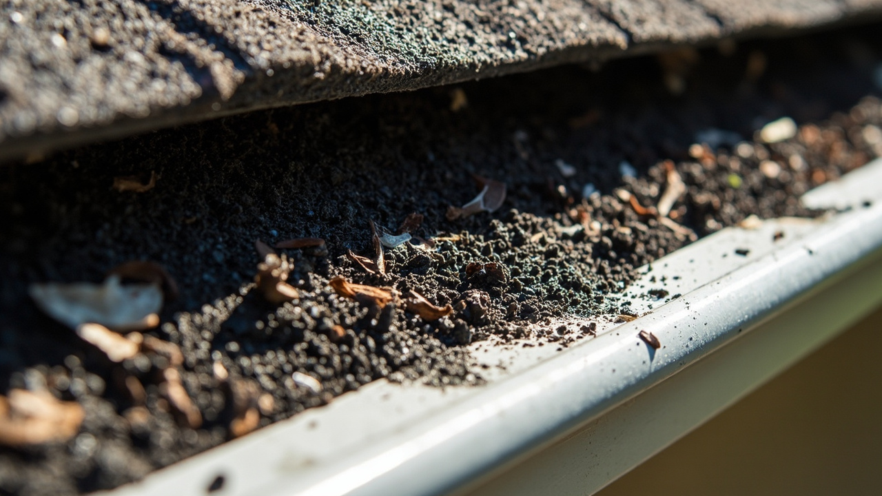 Granules in Gutter Atlanta – Expert Roof Diagnosis Before Minor Wear Becomes Major Damage
