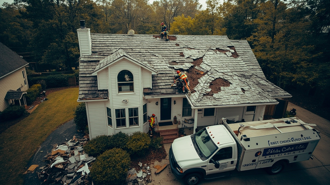 Wind Damage Roof Repair in Atlanta – 24/7 Emergency Response Gets Crews on Your Roof Fast