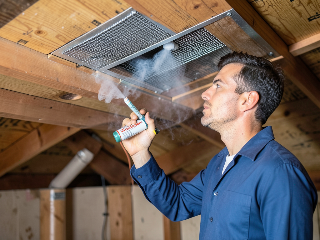 Checking for blocked soffit vents to stop your wes