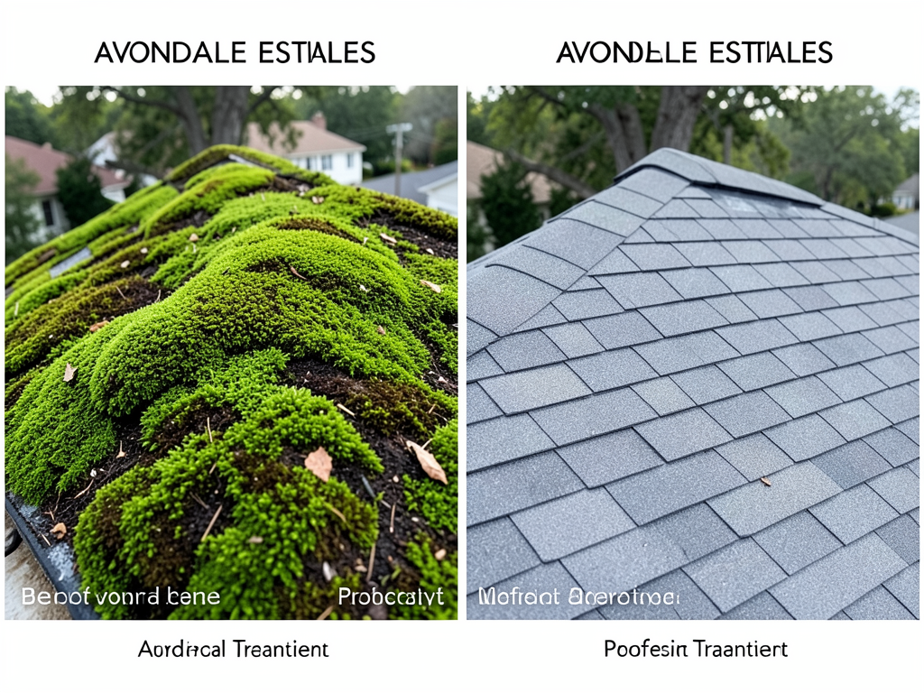 Dealing with Moss and Mold Growth on Shaded Avondale Estates Roofs