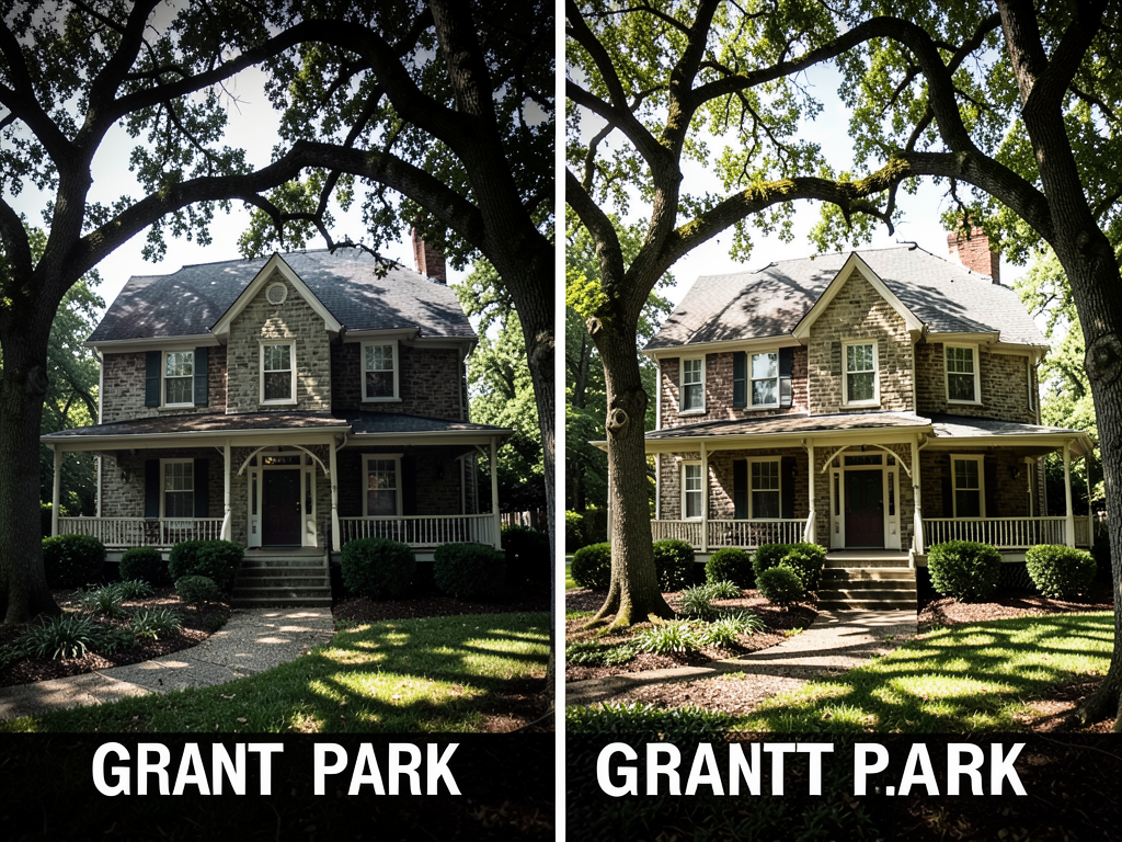 How to Safely Remove Black Algae Streaks from Your Grant Park Roof