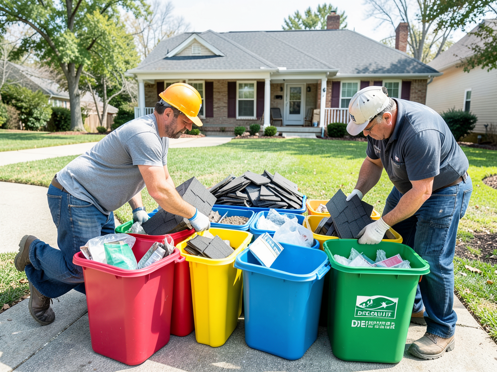 How we recycle your old asphalt shingles after a r