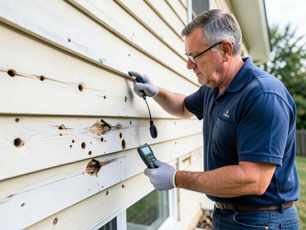 Keeping woodpeckers and birds from destroying the
