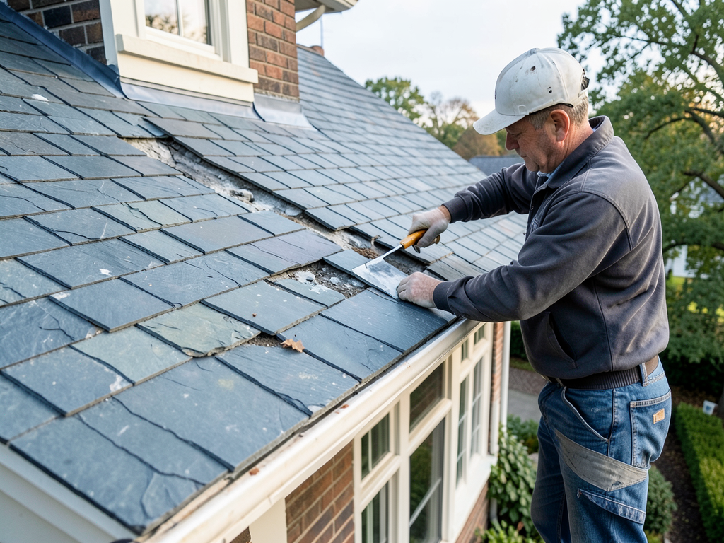Repairing slate and tile roofs on historic homes i