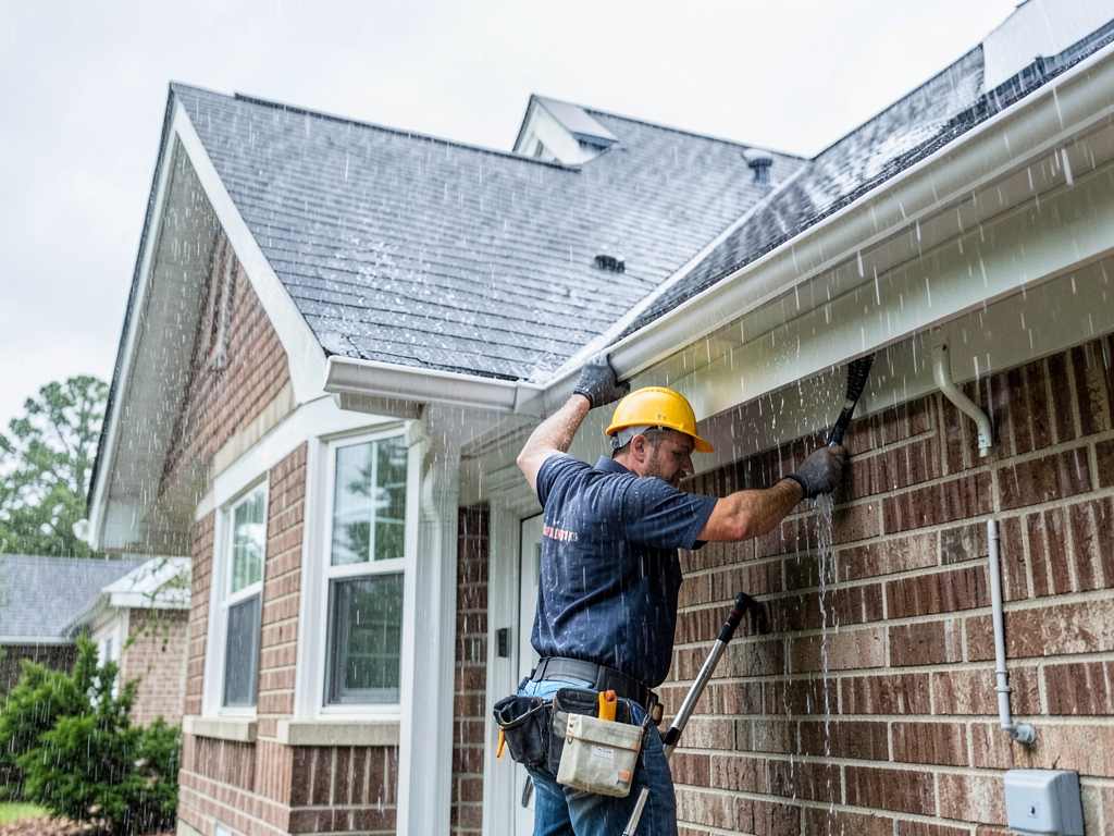Switching to inch gutters to handle intense geor