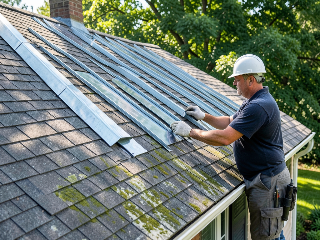 Using Zinc and Copper Strips to Stop Green Algae from Returning to Your Shaded Morningside Roof